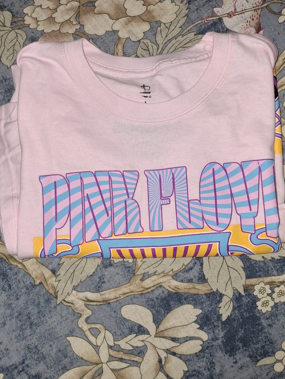 Pink Floyd Graphic T-Shirt Pink All Seeing Eye Scarab 100% Cotton NWOT XL UNISEX - Picture 8 of 8